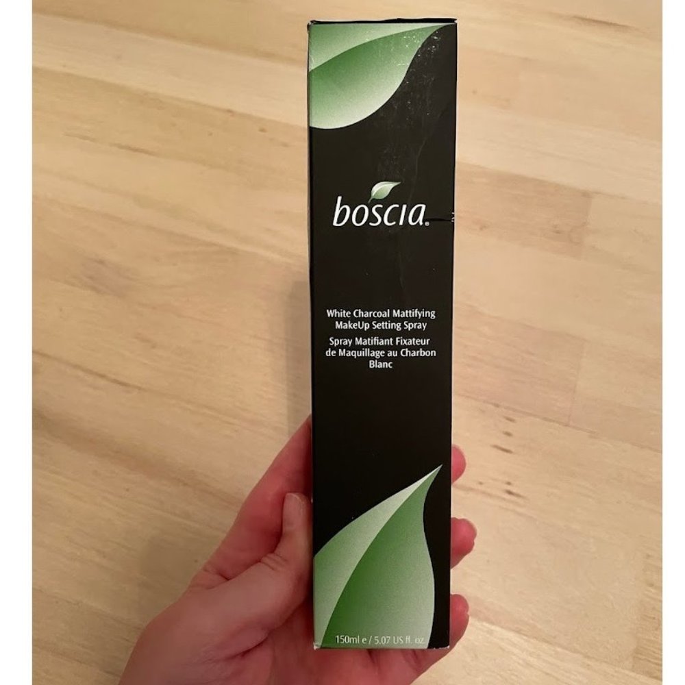 NIB Boscia White Charcoal Mattifying Makeup Setting Spray 5.07 fl oz